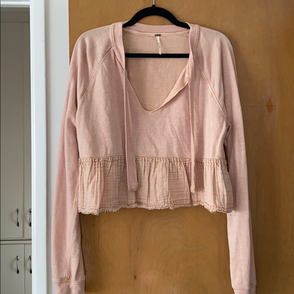 FREE PEOPLE - Cropped Sweater LARGE